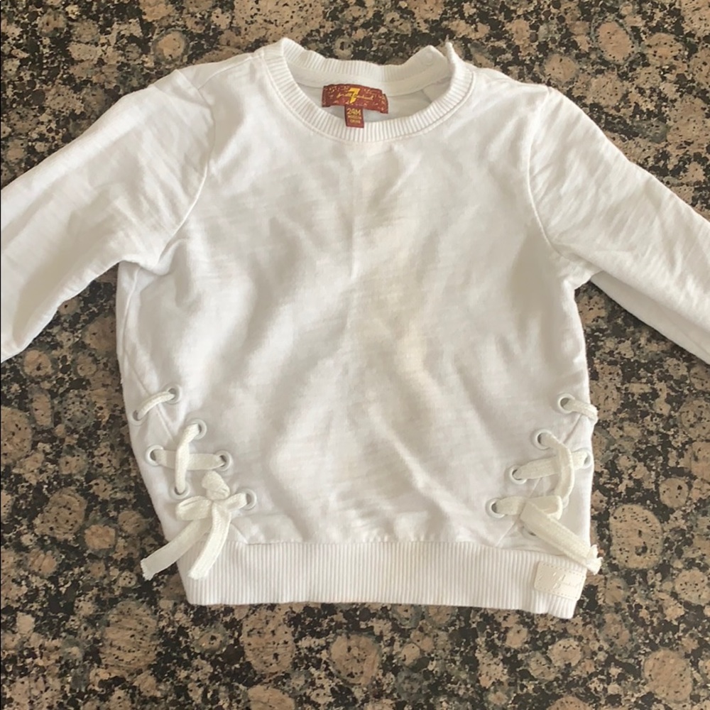 Sweat shirt 7 for all mankind 24months